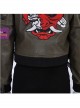 Cyberpunk 2077 Female Role Army Green Jacket Suit Halloween Cosplay Costume Army Green Jacket