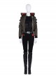 Cyberpunk 2077 Female Role Army Green Jacket Suit Halloween Cosplay Costume Army Green Jacket