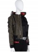 Cyberpunk 2077 Female Role Army Green Jacket Suit Halloween Cosplay Costume Army Green Jacket
