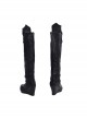 Cyberpunk 2077 Female Role Army Green Jacket Suit Halloween Cosplay Accessories Black Boots
