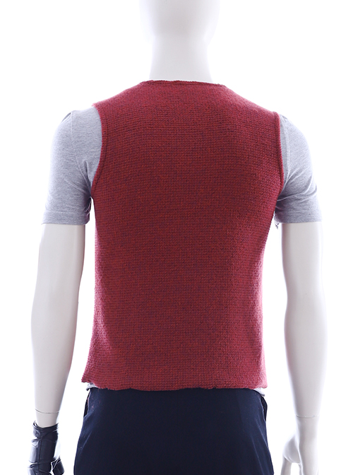 Devil May Cry 5 Nero Hooded Windbreaker Suit Halloween Cosplay Costume Red Sweater Vest