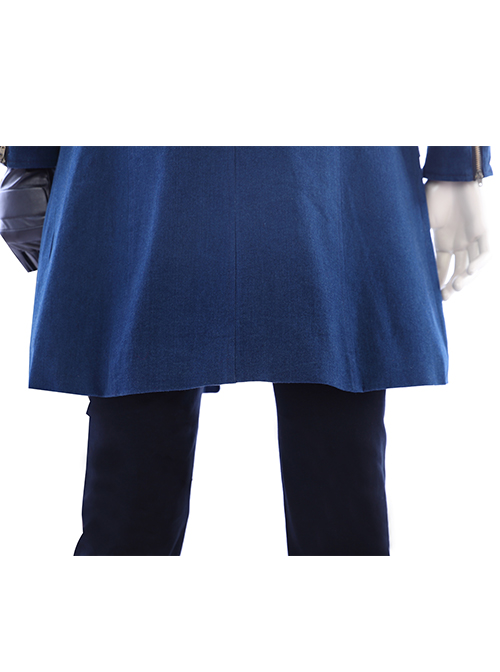 Devil May Cry 5 Nero Hooded Windbreaker Suit Halloween Cosplay Costume Blue Windbreaker