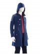 Devil May Cry 5 Nero Hooded Windbreaker Suit Halloween Cosplay Costume Blue Windbreaker