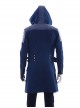 Devil May Cry 5 Nero Hooded Windbreaker Suit Halloween Cosplay Costume Blue Windbreaker