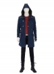 Devil May Cry 5 Nero Hooded Windbreaker Suit Halloween Cosplay Costume Black Trousers
