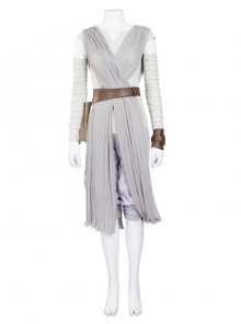 Star Wars: The Force Awakens Rey Skywalker Cosplay Costume Upgrade Version Full Set