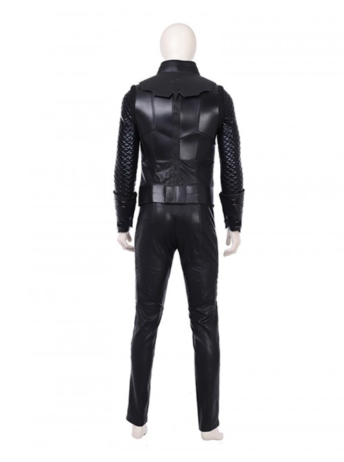 Avengers Infinity War Thor Thor Odinson Battle Suit Halloween Cosplay Costume Black Vest And Shoulder Armor