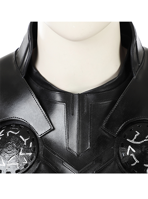 Avengers Infinity War Thor Thor Odinson Battle Suit Halloween Cosplay Costume Black Vest And Shoulder Armor