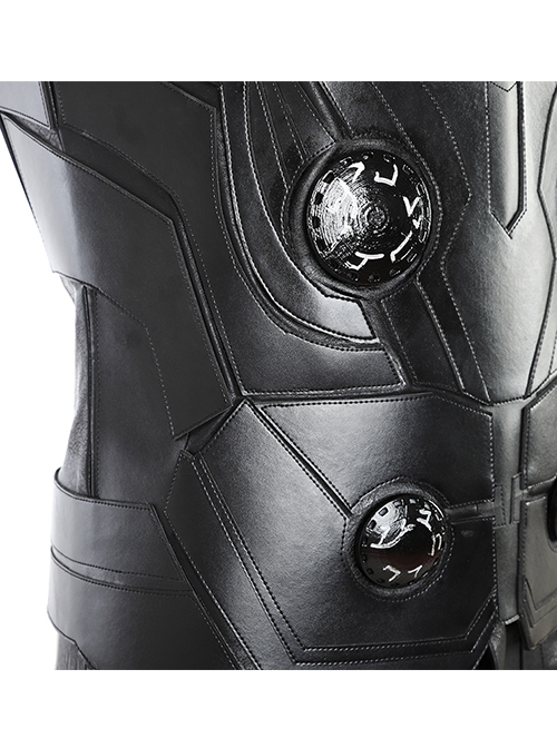 Avengers Infinity War Thor Thor Odinson Battle Suit Halloween Cosplay Costume Black Vest And Shoulder Armor