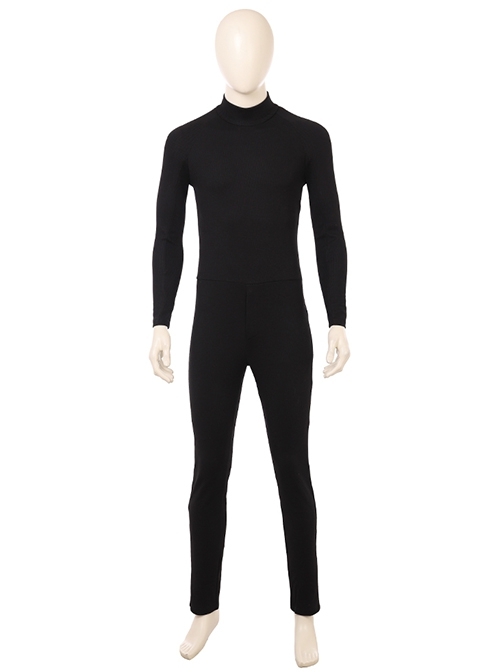 Justice League Slade Joseph Wilson Deathstroke Halloween Cosplay Costume Black Bodysuit