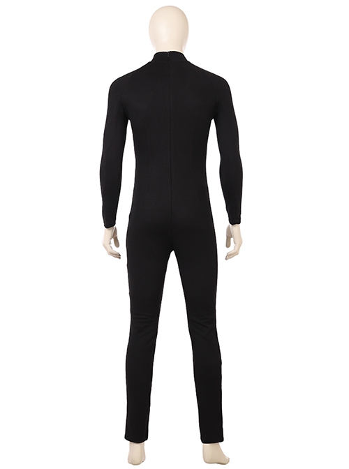 Justice League Slade Joseph Wilson Deathstroke Halloween Cosplay Costume Black Bodysuit