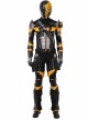 Justice League Slade Joseph Wilson Deathstroke Halloween Cosplay Costume Black Bodysuit