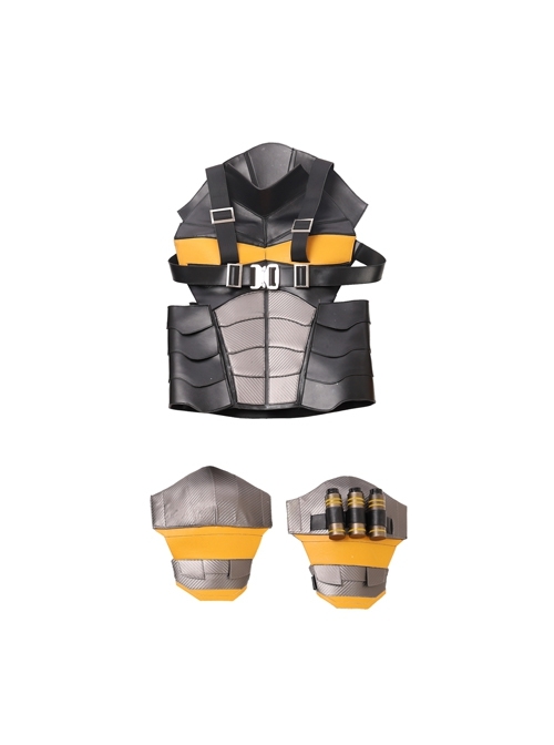 Justice League Slade Joseph Wilson Deathstroke Halloween Cosplay Costume Vest And Shoulder Guards