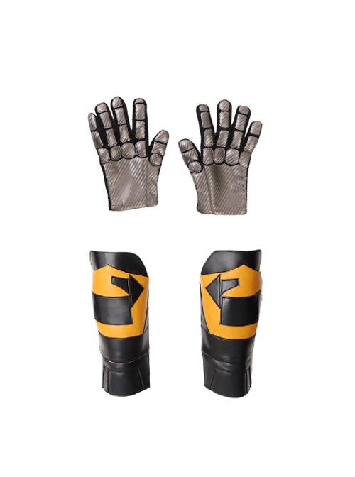 Justice League Slade Joseph Wilson Deathstroke Halloween Cosplay Accessories Wrist Guards And Gloves