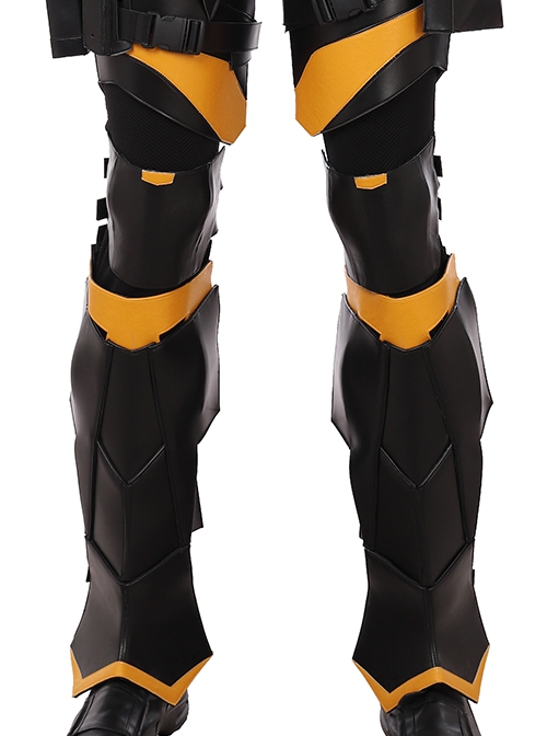 Justice League Slade Joseph Wilson Deathstroke Halloween Cosplay Accessories Knee Guards And Leg Guards Components