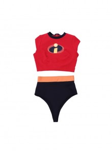 The Incredibles 2 Helen Parr Halloween Cosplay Costume Bodysuit And Briefs