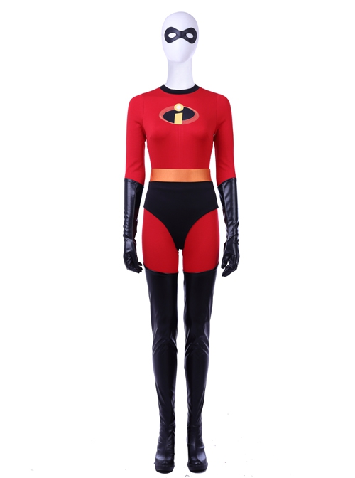 The Incredibles 2 Helen Parr Halloween Cosplay Costume Bodysuit And Briefs