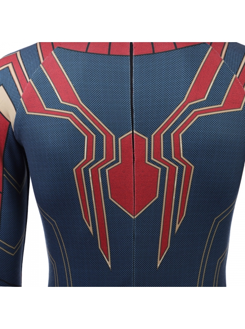 Avengers Infinity War Spider-Man Battle Suit Halloween Cosplay Costume Bodysuit With Boots