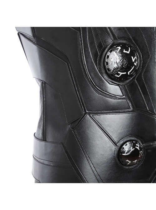 Avengers Infinity War Thor Thor Odinson Black Vest Suit Halloween Cosplay Costume Black Vest And Shoulder Armor