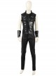 Avengers Infinity War Thor Thor Odinson Black Vest Suit Halloween Cosplay Costume Black Trousers