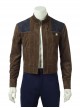 Star Wars Han Solo Brown Jacket Suit Halloween Cosplay Costume Brown Jacket
