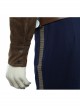 Star Wars Han Solo Brown Jacket Suit Halloween Cosplay Costume Blue Trousers