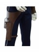 Star Wars Han Solo Brown Jacket Suit Halloween Cosplay Costume Blue Trousers