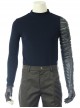 Avengers Infinity War Winter Soldier Bucky Barnes Navy Blue Top Battle Suit Halloween Cosplay Costume Blue Bottoming Top