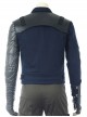 Avengers Infinity War Winter Soldier Bucky Barnes Navy Blue Top Battle Suit Halloween Cosplay Costume Back Shoulders And One Arm Top