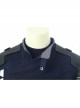 Avengers Infinity War Winter Soldier Bucky Barnes Navy Blue Top Battle Suit Halloween Cosplay Costume Back Shoulders And One Arm Top