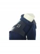 Avengers Infinity War Winter Soldier Bucky Barnes Navy Blue Top Battle Suit Halloween Cosplay Costume Back Shoulders And One Arm Top
