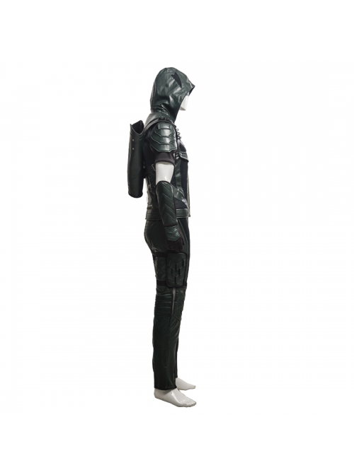 Arrow Season 4 Oliver Leather Clothing Upgraded Version Cosplay Costume Full Set Without Shoes