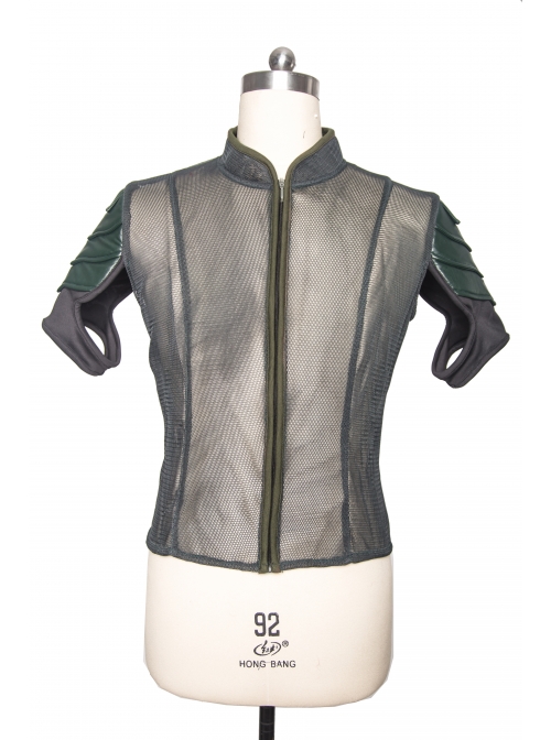 Arrow Season 4 Oliver Leather Clothing Upgraded Version Cosplay Costume Full Set Without Shoes