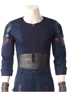 Avengers Infinity War Captain America Steve Rogers Battle Suit Halloween Cosplay Costume Bottoming Top