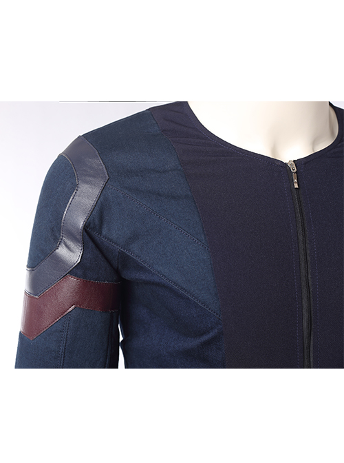 Avengers Infinity War Captain America Steve Rogers Battle Suit Halloween Cosplay Costume Bottoming Top