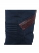 Avengers Infinity War Captain America Steve Rogers Battle Suit Halloween Cosplay Costume Blue Trousers