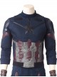 Avengers Infinity War Captain America Steve Rogers Battle Suit Halloween Cosplay Costume Vest And Back Shoulders