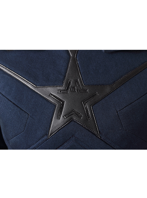 Avengers Infinity War Captain America Steve Rogers Battle Suit Halloween Cosplay Costume Vest And Back Shoulders