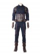 Avengers Infinity War Captain America Steve Rogers Battle Suit Halloween Cosplay Costume Vest And Back Shoulders