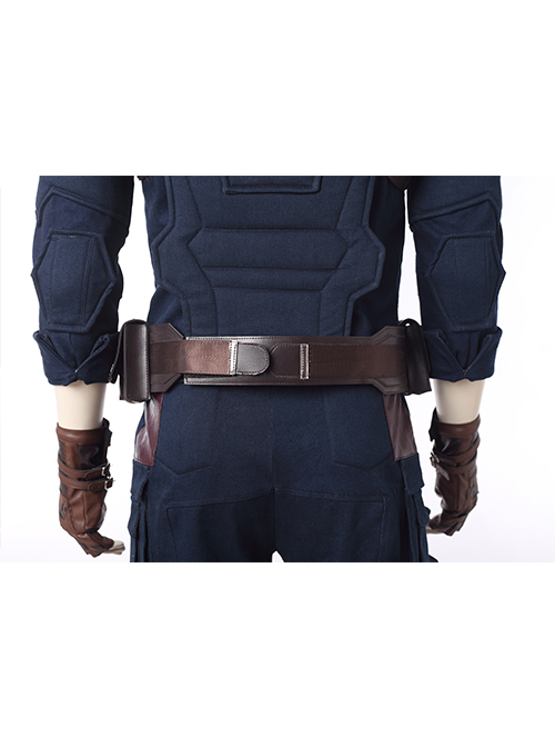 Avengers Infinity War Captain America Steve Rogers Battle Suit Halloween Cosplay Accessories Brown Waistband Components