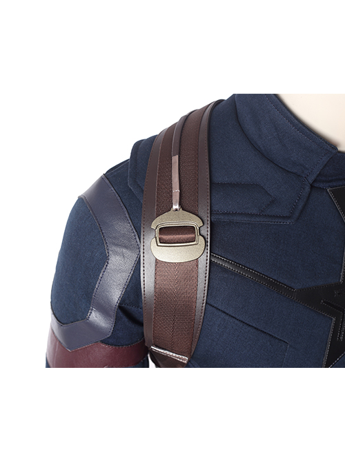 Avengers Infinity War Captain America Steve Rogers Battle Suit Halloween Cosplay Accessories Brown Shoulder Straps Components