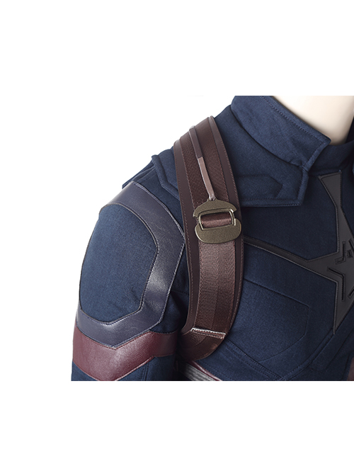 Avengers Infinity War Captain America Steve Rogers Battle Suit Halloween Cosplay Accessories Brown Shoulder Straps Components
