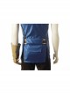 Avengers Infinity War Thanos Battle Suit Halloween Cosplay Costume Blue Top With Golden Armor