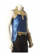 Avengers Infinity War Thanos Battle Suit Halloween Cosplay Costume Blue Top With Golden Armor