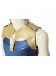 Avengers Infinity War Thanos Battle Suit Halloween Cosplay Costume Blue Top With Golden Armor
