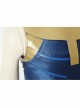 Avengers Infinity War Thanos Battle Suit Halloween Cosplay Costume Blue Top With Golden Armor