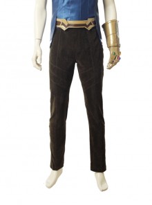 Avengers Infinity War Thanos Battle Suit Halloween Cosplay Costume Army Green Trousers