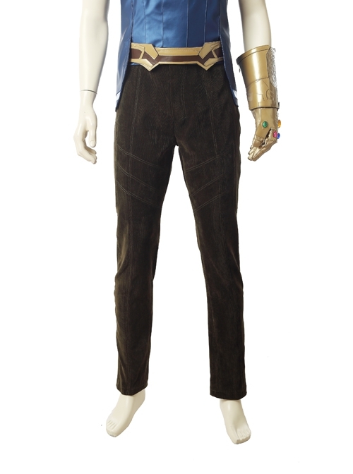 Avengers Infinity War Thanos Battle Suit Halloween Cosplay Costume Army Green Trousers