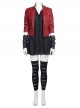 Avengers 2 Scarlet Witch Cosplay Costume Red Short Jacket Full Set