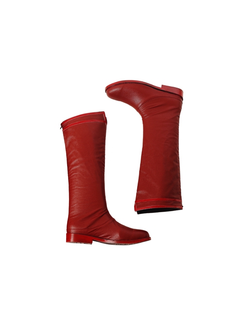 Justice League Superman Clark Kent Blue Battle Suit Halloween Cosplay Accessories Red Boots